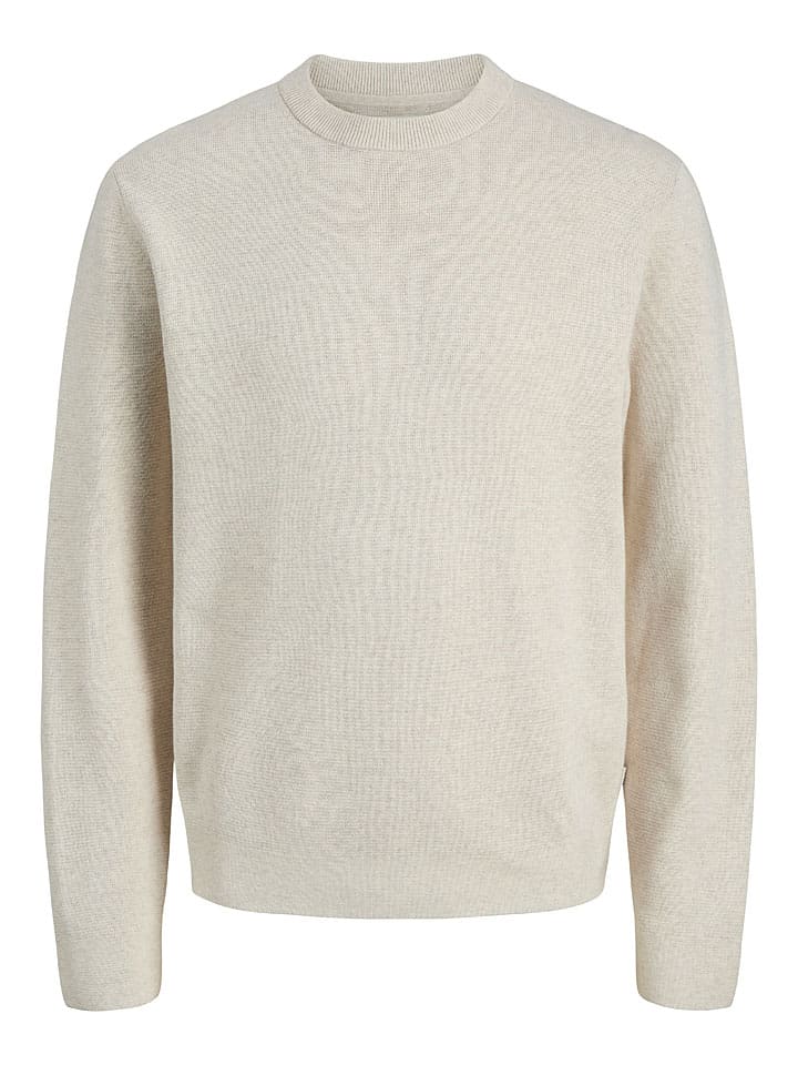 Sveter Jack & Jones Creme 3040990 Pullover "Milano" in Creme - 1