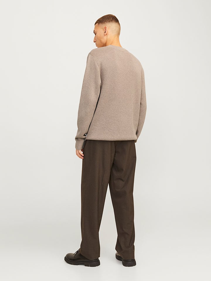 Sveter Jack & Jones Beige 8994965 Pullover "Milano" in Beige - 2