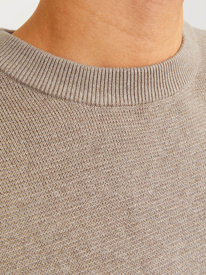 Sveter Jack & Jones Beige 8994965 Pullover "Milano" in Beige - 3