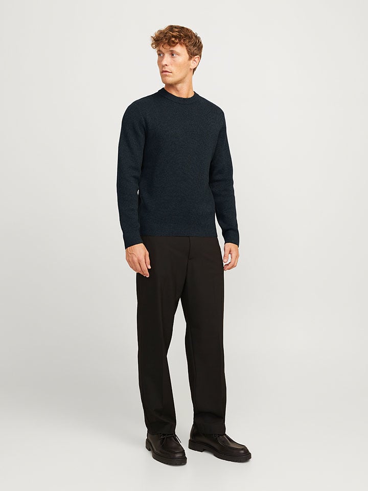 Sveter Jack & Jones Dunkelblau 6989181 Pullover "Milano" in Dunkelblau - 2