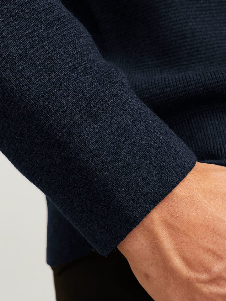 Sveter Jack & Jones Dunkelblau 6989181 Pullover "Milano" in Dunkelblau - 4