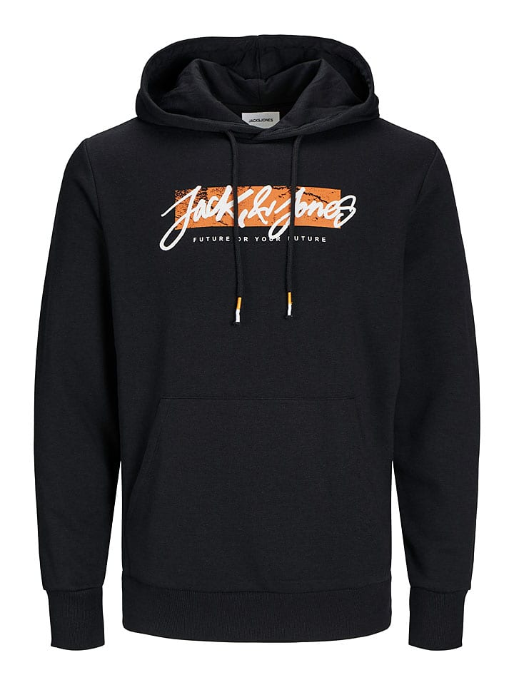 Mikina Jack & Jones Schwarz 8326310 Hoodie "Whitley" in Schwarz - 7
