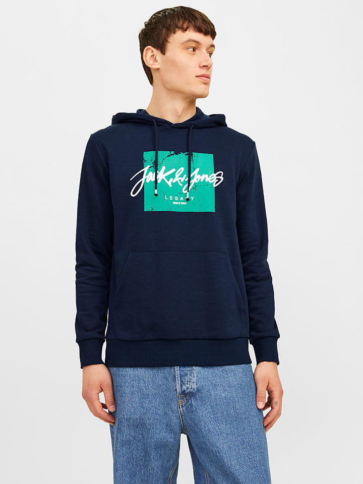 Mikina Jack & Jones Dunkelblau 1740738 Hoodie "Whitley" in Dunkelblau - 1