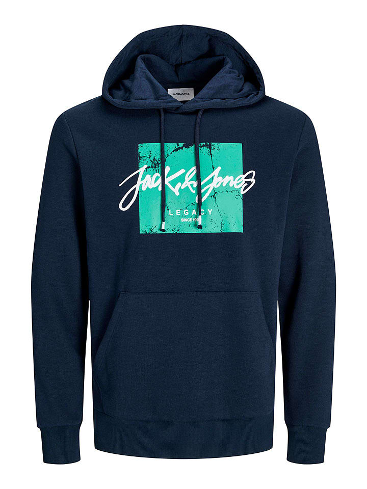 Mikina Jack & Jones Dunkelblau 1740738 Hoodie "Whitley" in Dunkelblau - 3