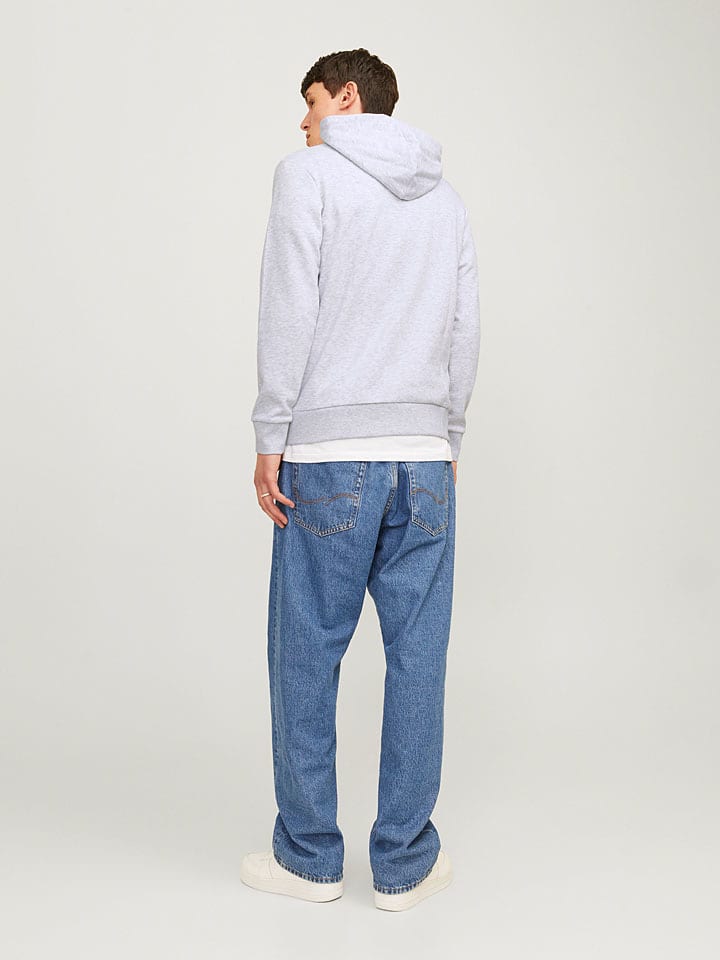 Mikina Jack & Jones Hellgrau 3428486 Hoodie "Whitley" in Hellgrau - 3
