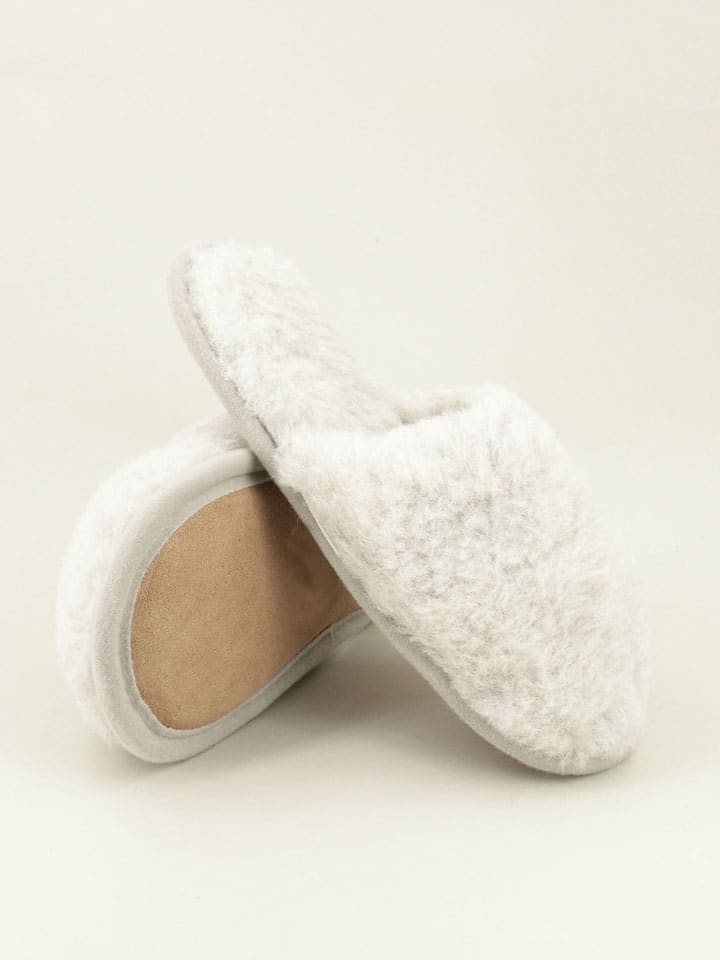 Topánky kitz pichler Creme 9461797 Hausschuhe "Curly" in Creme - 4