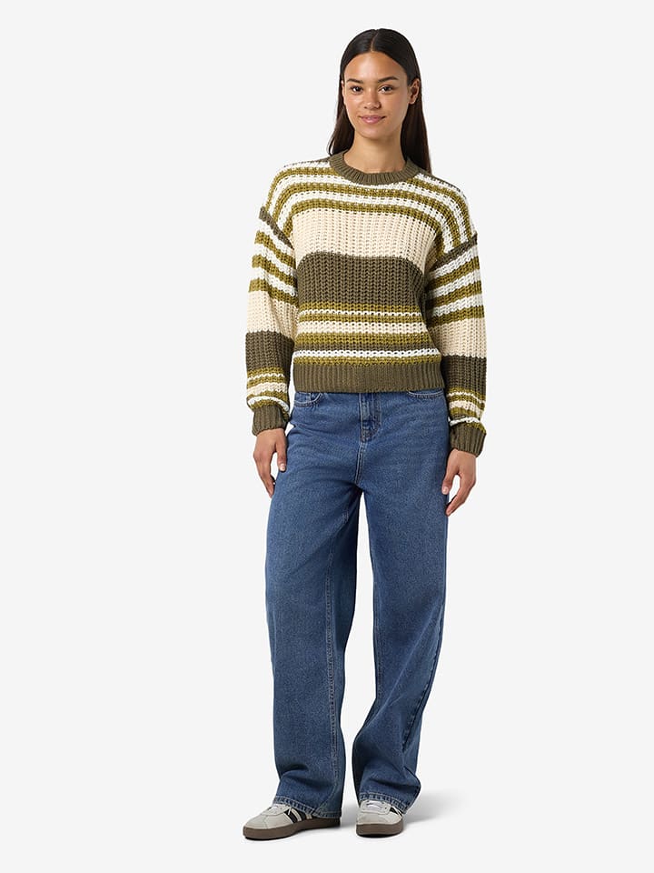 Sveter Noisy may Khaki/ Beige 257657 Pullover in Khaki/ Beige - 3