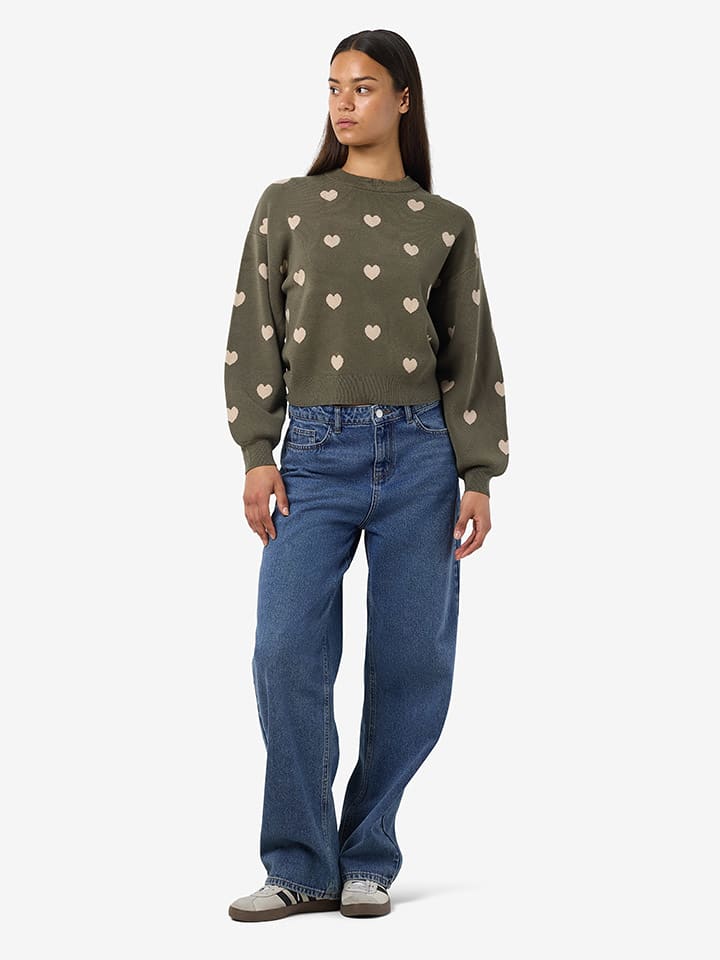 Sveter Noisy may Khaki/ Beige 3238508 Pullover in Khaki/ Beige - 2