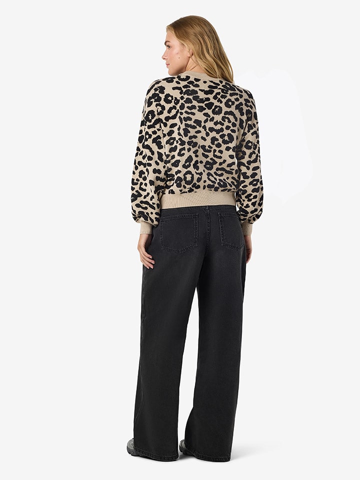 Sveter Noisy may Beige/ Schwarz 2717191 Pullover in Beige/ Schwarz - 3