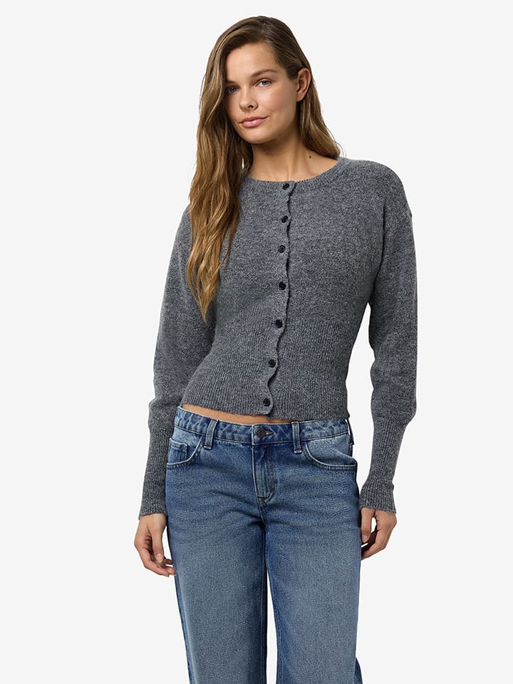 Sveter Noisy may Grau 4964108 Cardigan in Grau - 4