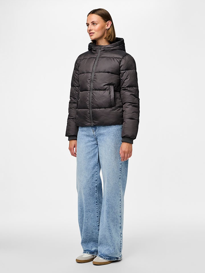 Dámska bunda Pieces Schwarz 774501 Übergangsjacke "Pcbee" in Schwarz - 5