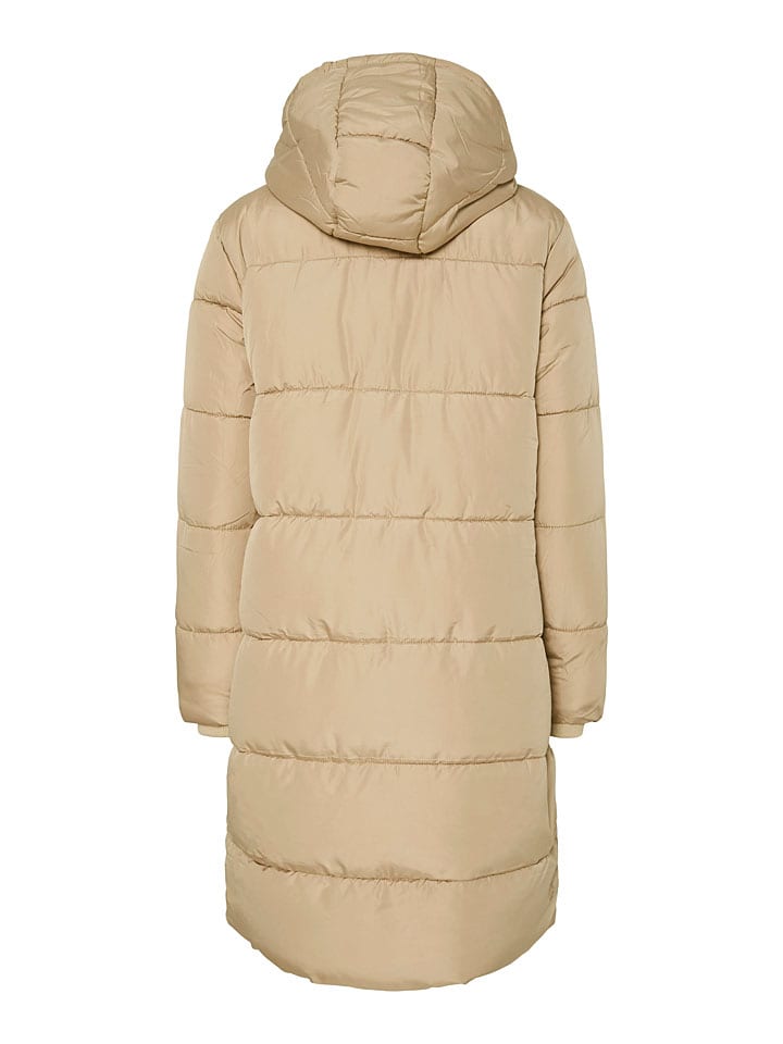 Dámska bunda Pieces Beige 9082268 Übergangsmantel "Pcbee" in Beige - 7