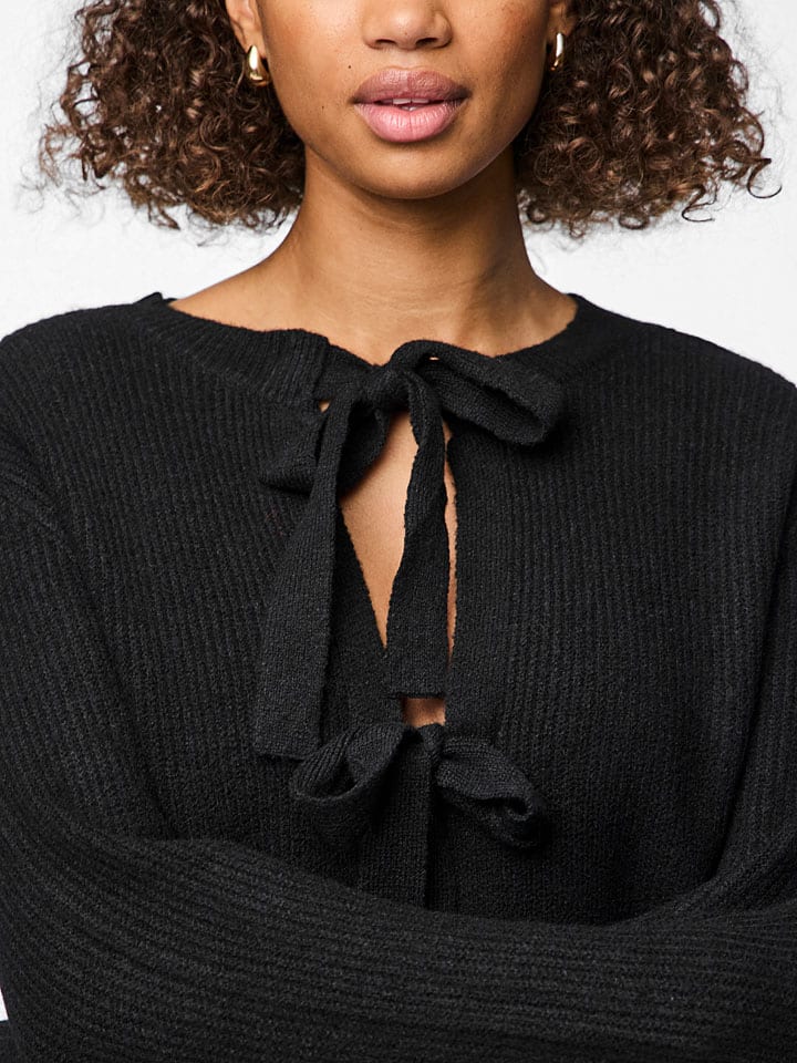 Sveter Pieces Schwarz 3189978 Cardigan "Pcsilly" in Schwarz - 4