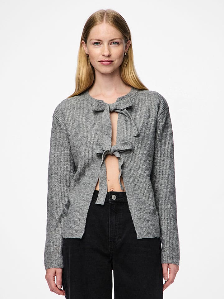 Sveter Pieces Grau 7033353 Cardigan "Pcsilly" in Grau - 5