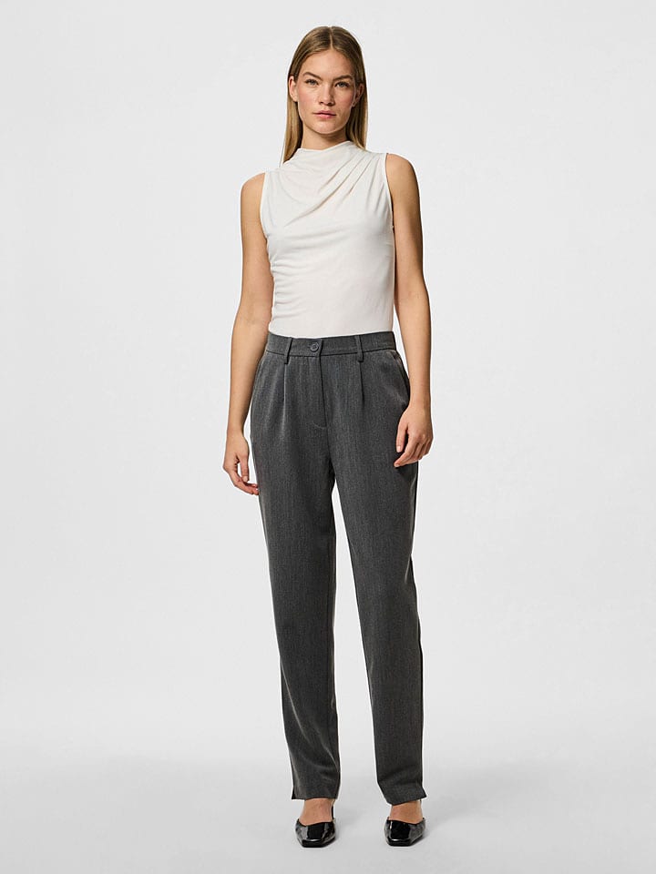 Nohavice Pieces Anthrazit 9196889 Hose "Pckamil" in Anthrazit - 3