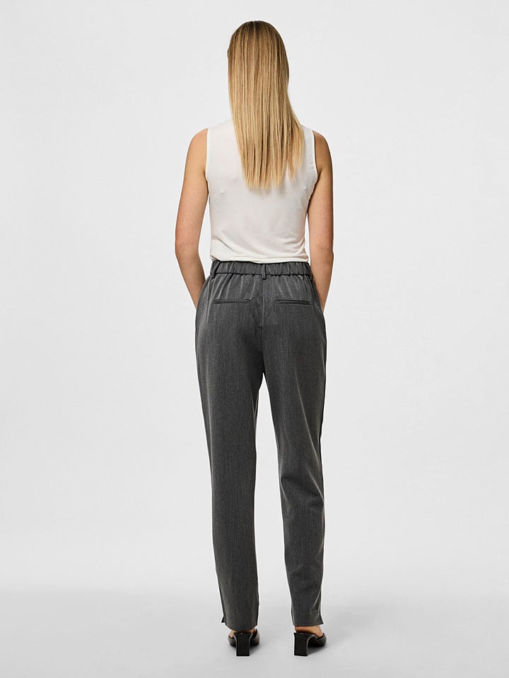 Nohavice Pieces Anthrazit 9196889 Hose "Pckamil" in Anthrazit - 4