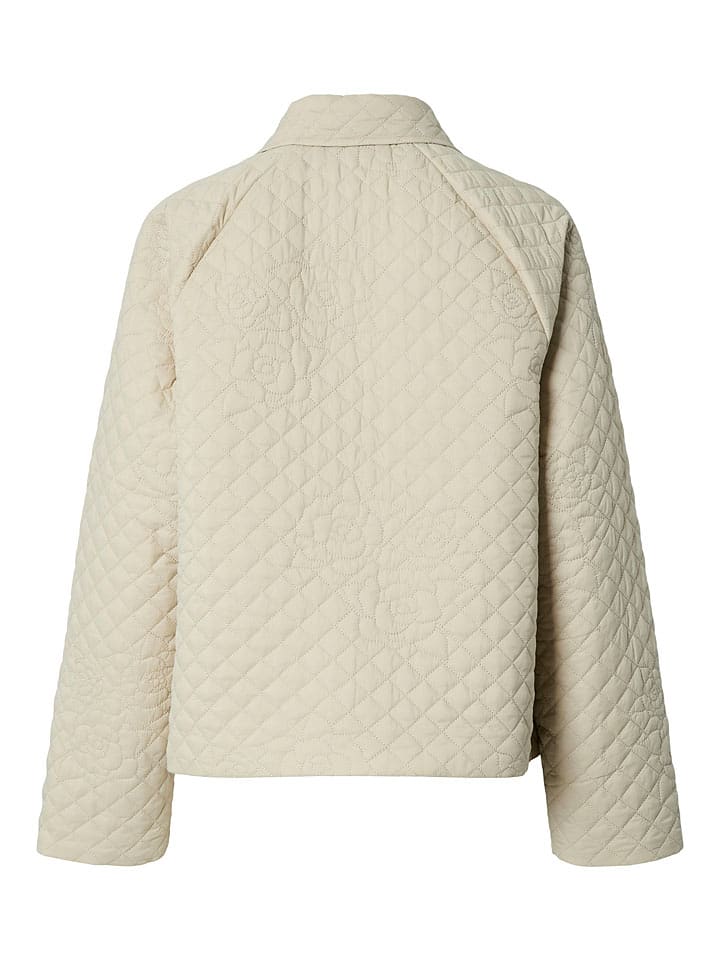Dámska bunda Pieces Creme 3924323 Steppjacke "Pcjaima" in Creme - 2
