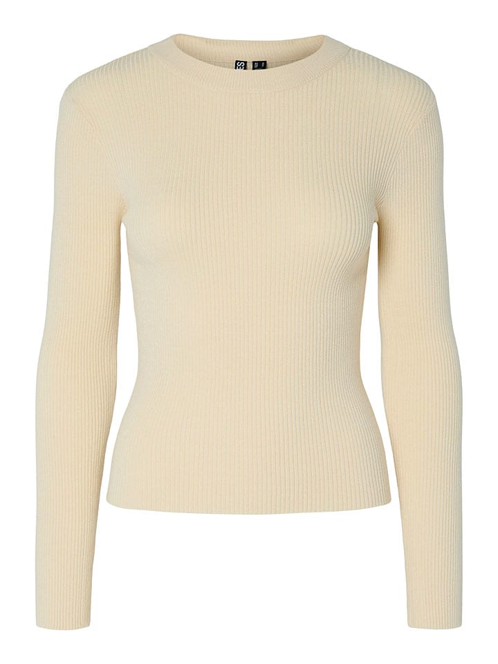 Pieces Creme 2421788 Longsleeve "Pcmira" in Creme - 5
