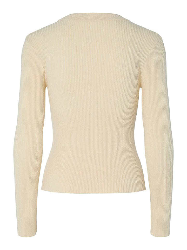 Pieces Creme 2421788 Longsleeve "Pcmira" in Creme - 6