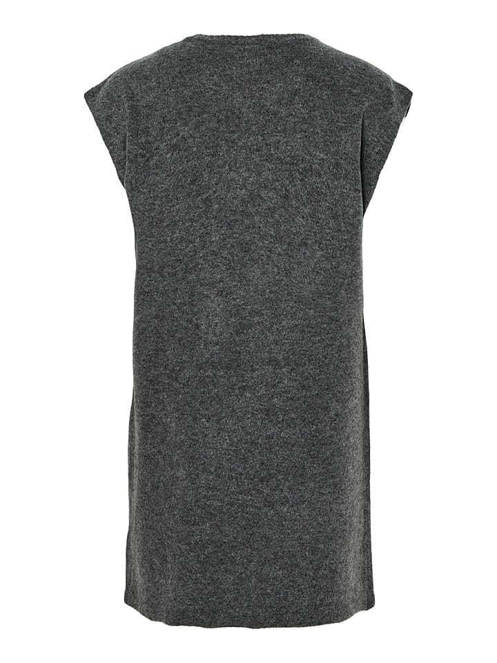 Šaty Pieces Anthrazit 876552 Strickkleid "Pcjiko" in Anthrazit - 2
