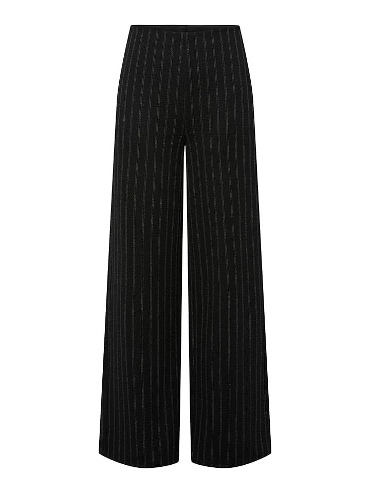 Nohavice Pieces Schwarz 6403494 Marlenehose "Pcjiannah" in Schwarz - 6