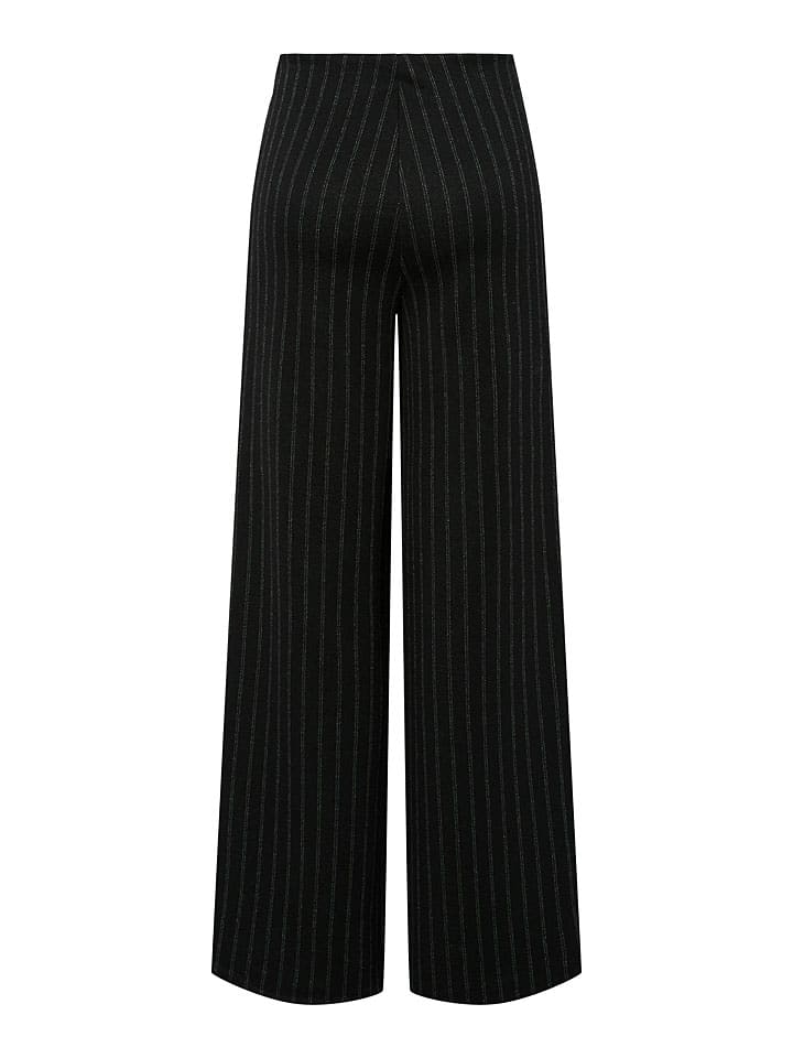 Nohavice Pieces Schwarz 6403494 Marlenehose "Pcjiannah" in Schwarz - 7