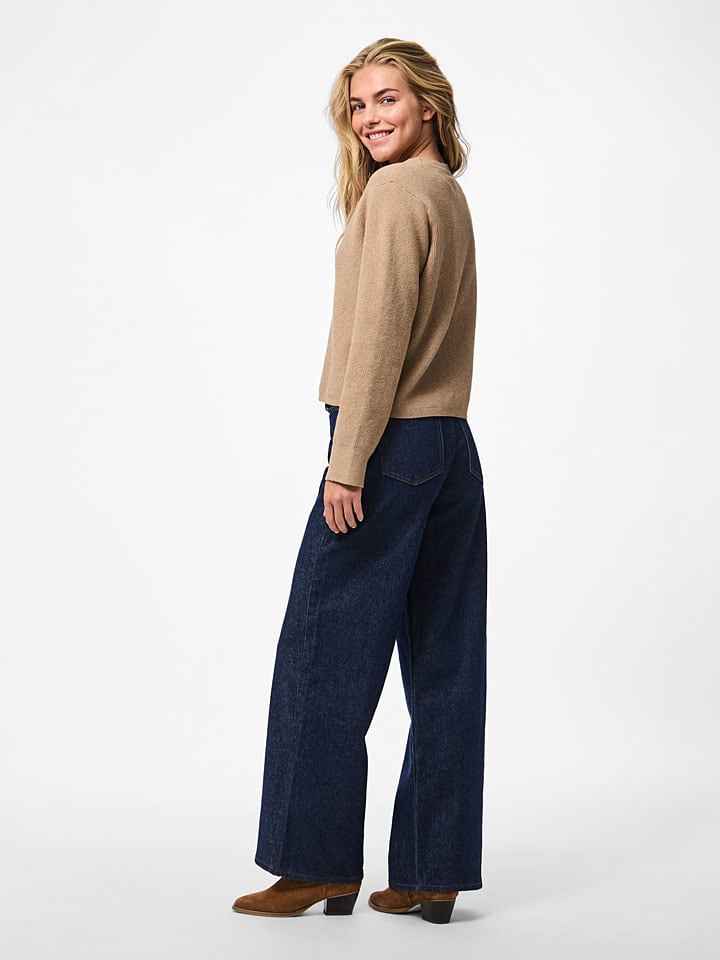 Sveter Pieces Hellbraun 670590 Cardigan "Pcora" in Hellbraun - 3