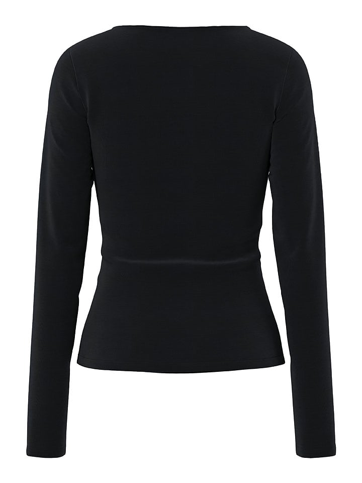 Pieces Schwarz 8934612 Longsleeve "Pcmaliva" in Schwarz - 2