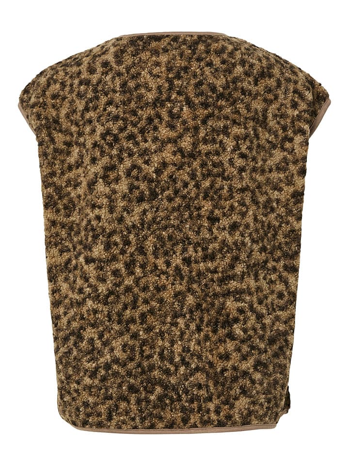 Vesta Pieces Hellbraun 2838443 Teddyweste "Pckatty" in Hellbraun - 2
