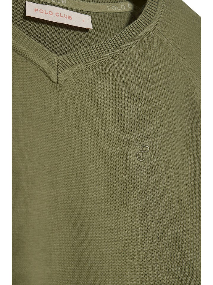 Sveter Polo Club Oliv 7063289 Pullover in Oliv - 6