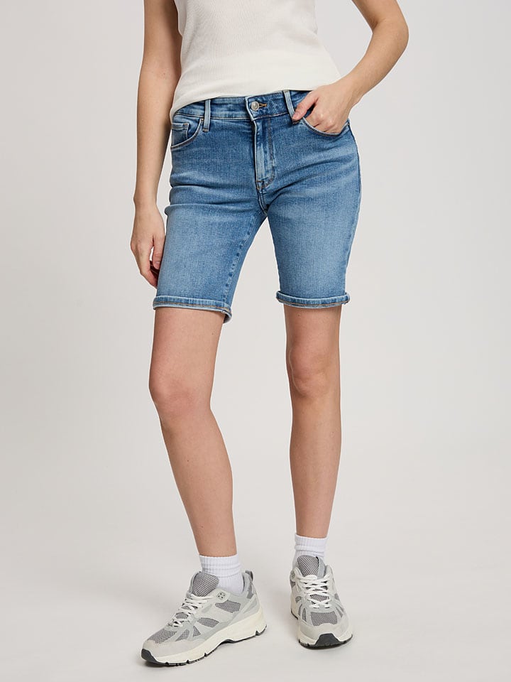 Kraťasy Cross Jeans Blau 1488592 Jeans-Shorts in Blau - 1