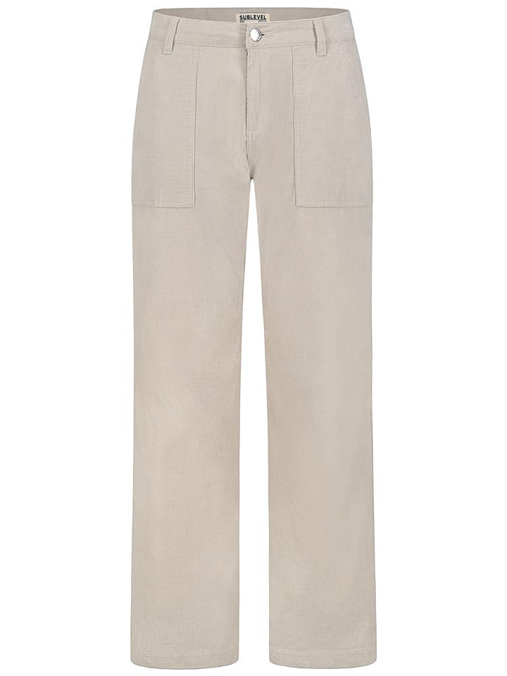 Nohavice Sublevel Sand 5205317 Cordhose in Sand - 2