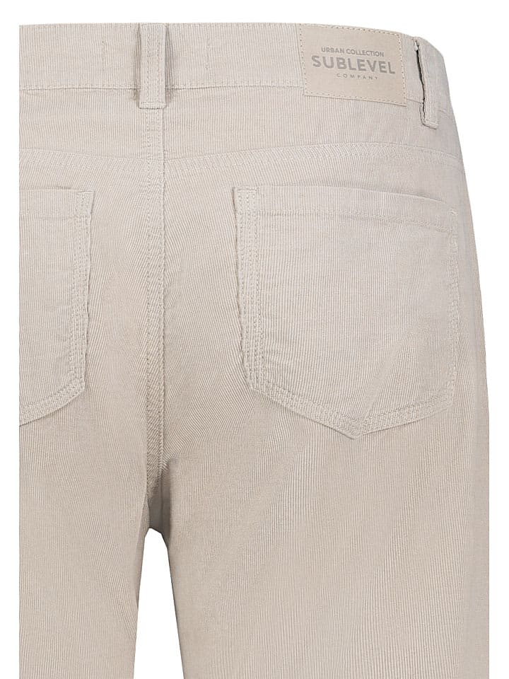 Nohavice Sublevel Sand 5205317 Cordhose in Sand - 7