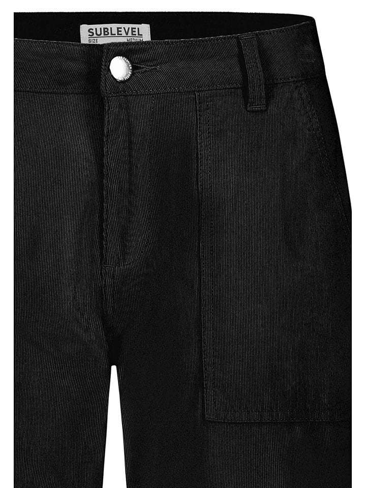 Nohavice Sublevel Schwarz 6565662 Cordhose in Schwarz - 5