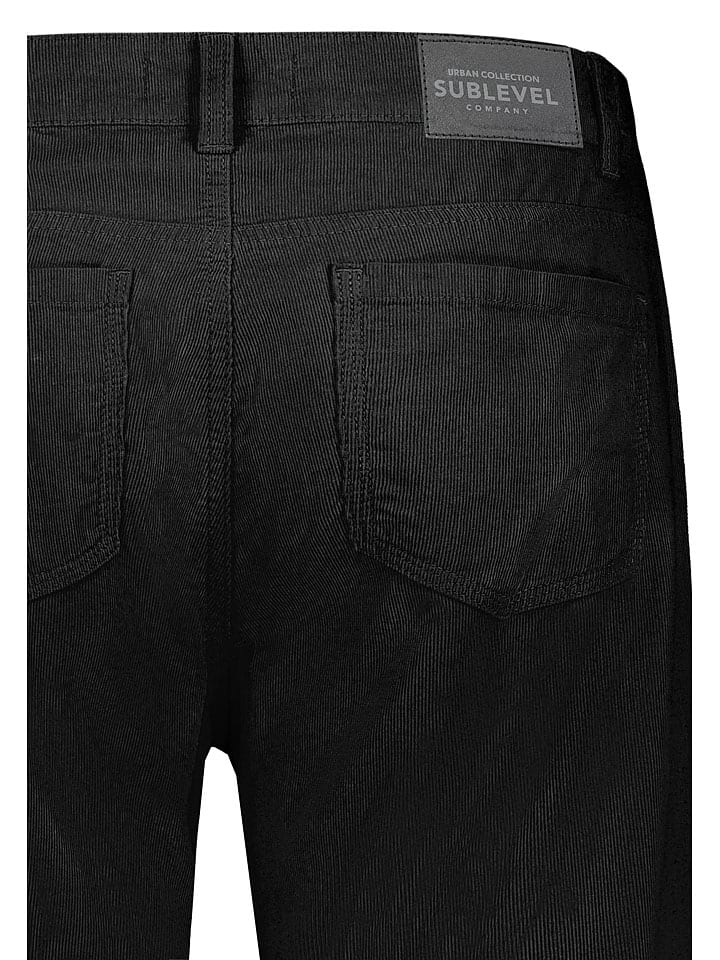 Nohavice Sublevel Schwarz 6565662 Cordhose in Schwarz - 7