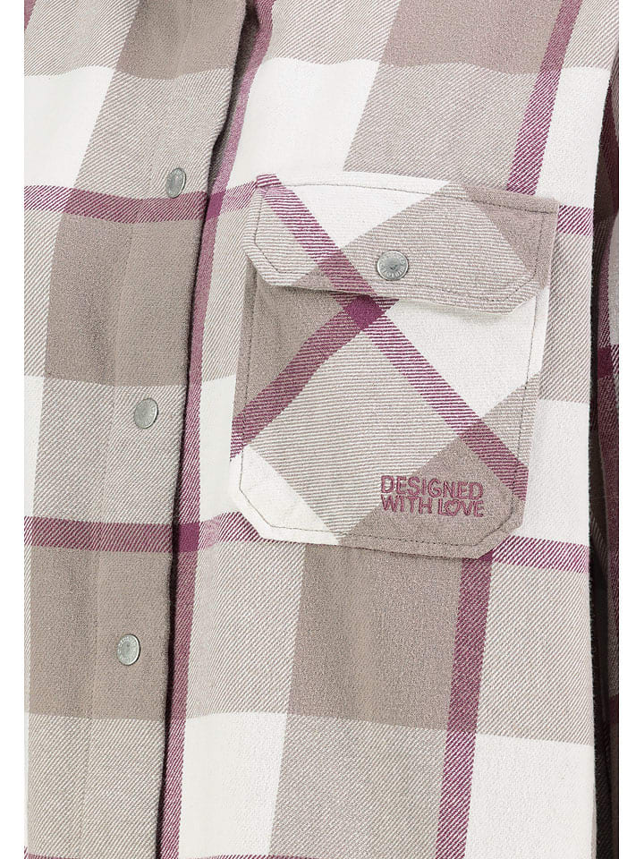 Košeľa Sublevel Beige/ Weiß/ Pink 9829651 Hemd in Beige/ Weiß/ Pink - 3