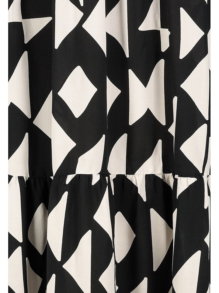 Šaty Sublevel Schwarz/ Creme 2658622 Kleid in Schwarz/ Creme - 3