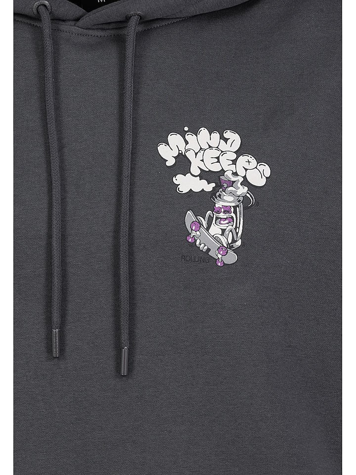 Mikina Sublevel Dunkelblau 189380 Hoodie in Dunkelgrau - 3