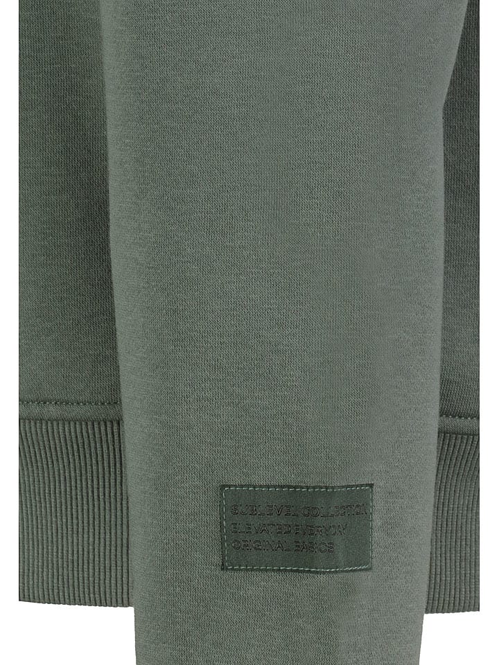 Mikina Sublevel Dunkelgrün 2805415 Hoodie in Dunkelgrün - 4
