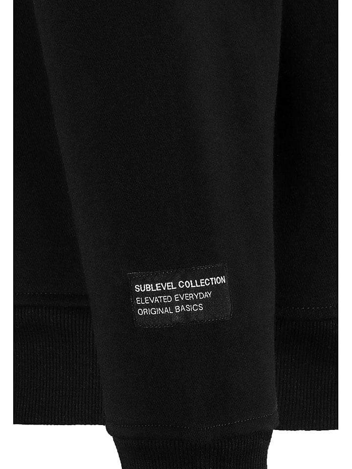 Mikina Sublevel Schwarz 8354973 Hoodie in Schwarz - 4