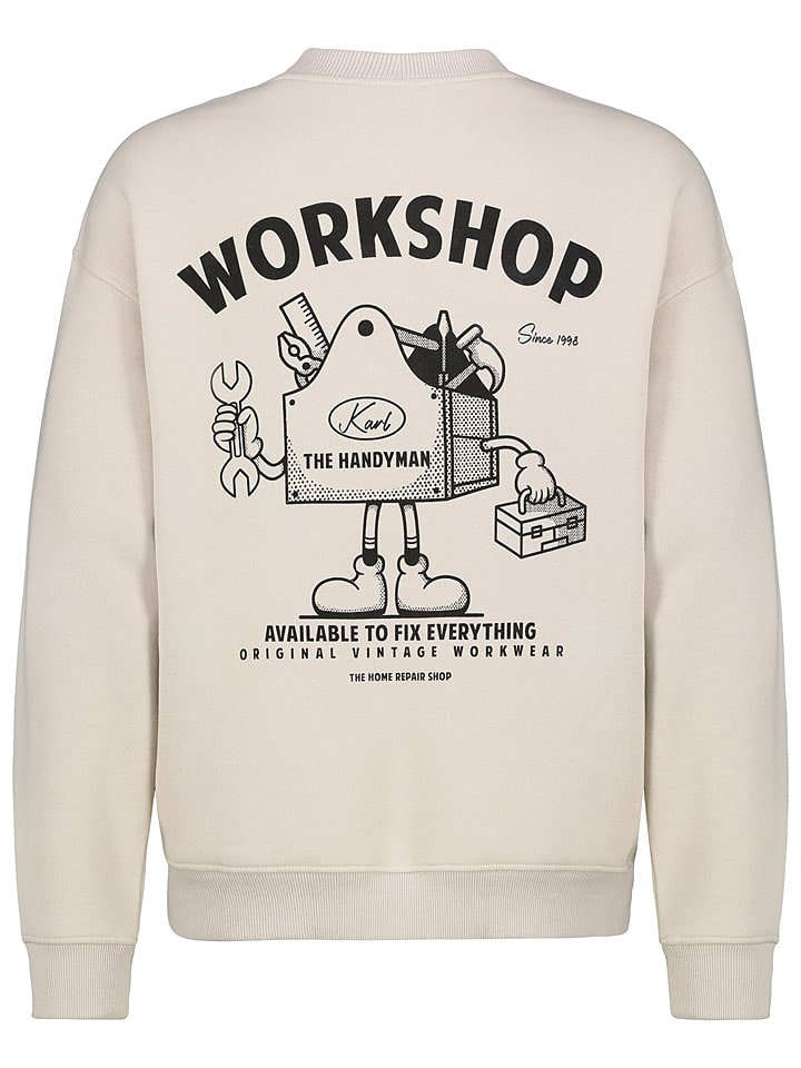 Mikina Sublevel Creme 4514430 Sweatshirt in Creme - 2