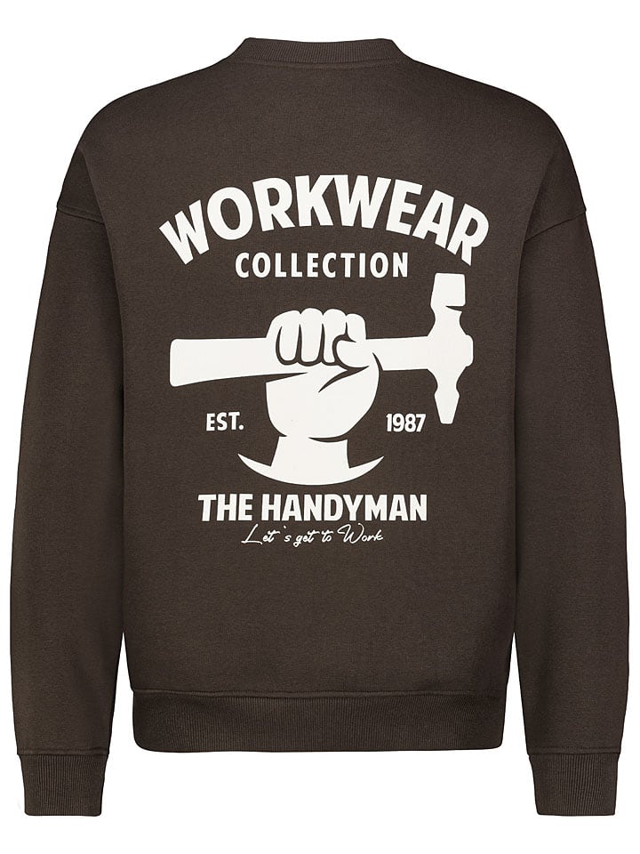 Mikina Sublevel Dunkelbraun 5310811 Sweatshirt in Dunkelbraun - 2