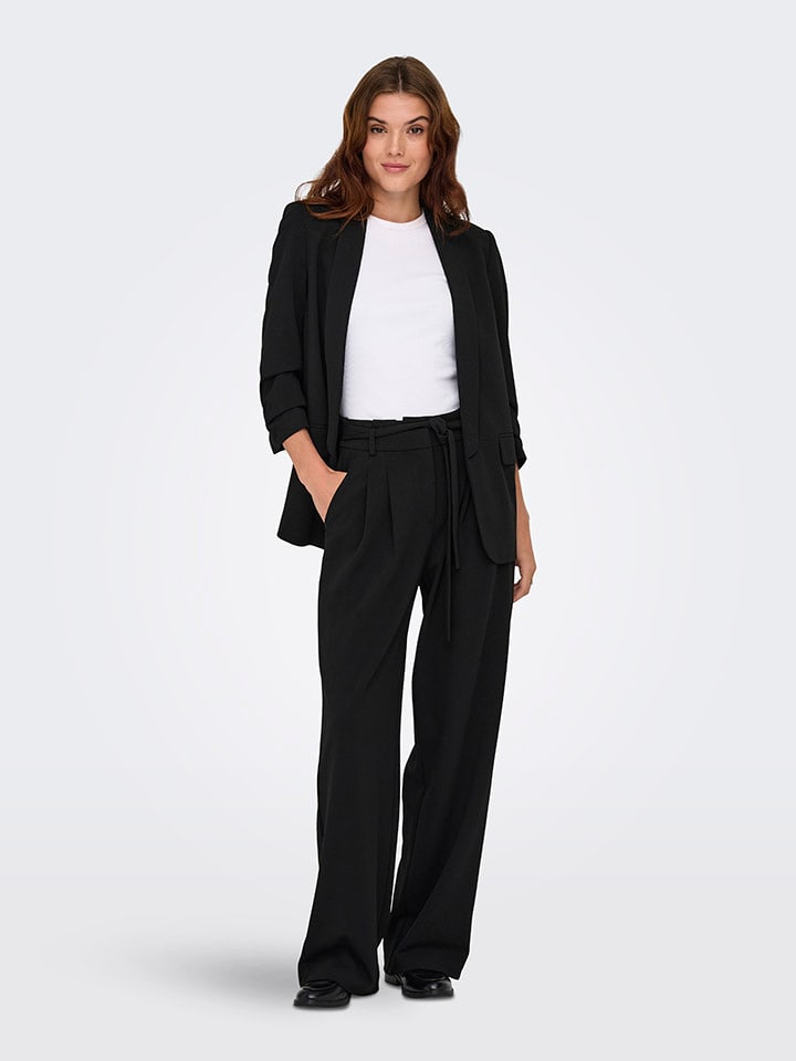 Nohavice ONLY Schwarz 1403848 Marlenehose in Schwarz - 2