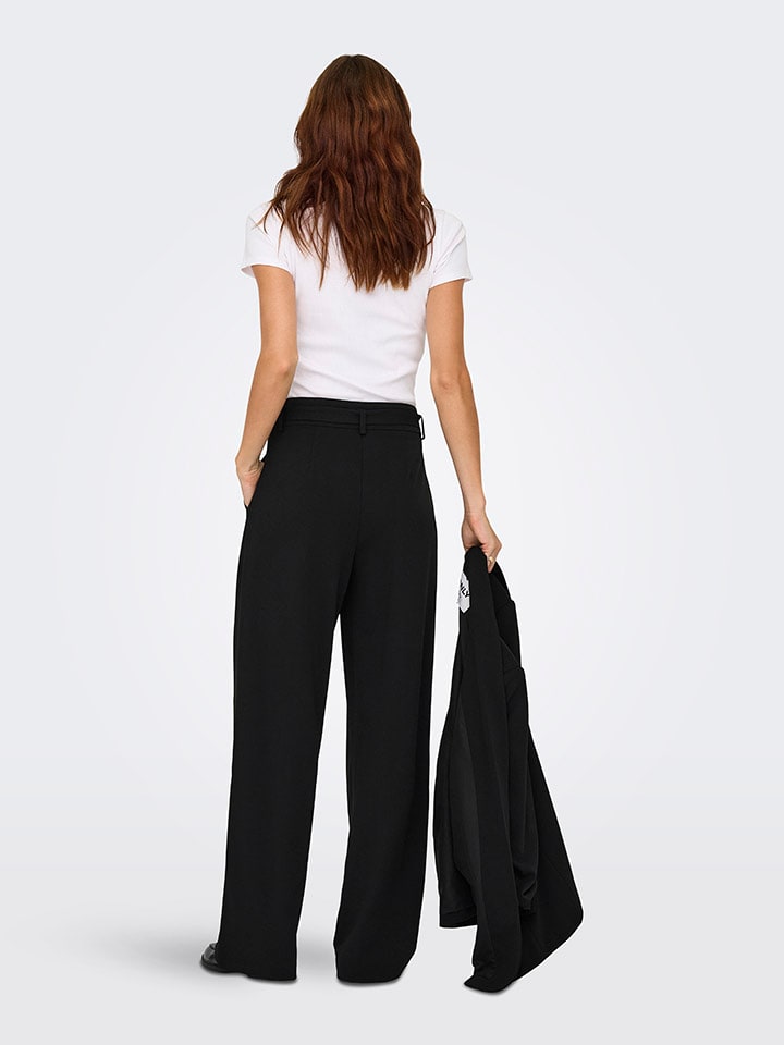 Nohavice ONLY Schwarz 1403848 Marlenehose in Schwarz - 3