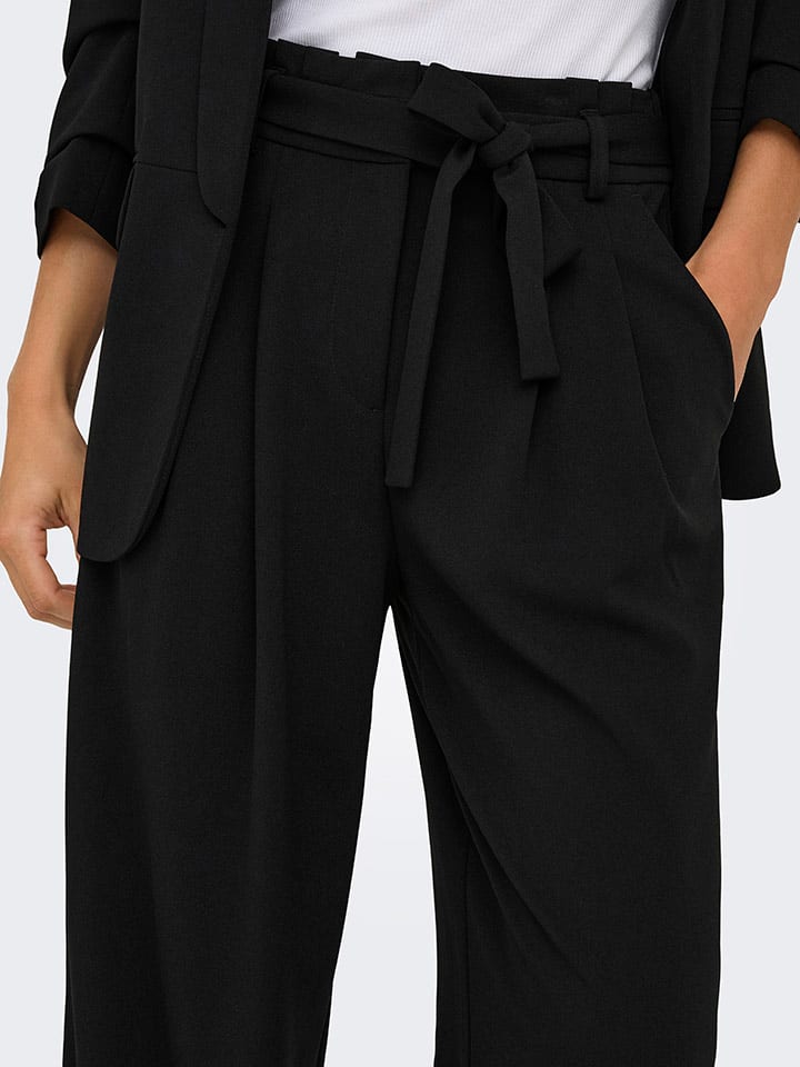Nohavice ONLY Schwarz 1403848 Marlenehose in Schwarz - 4