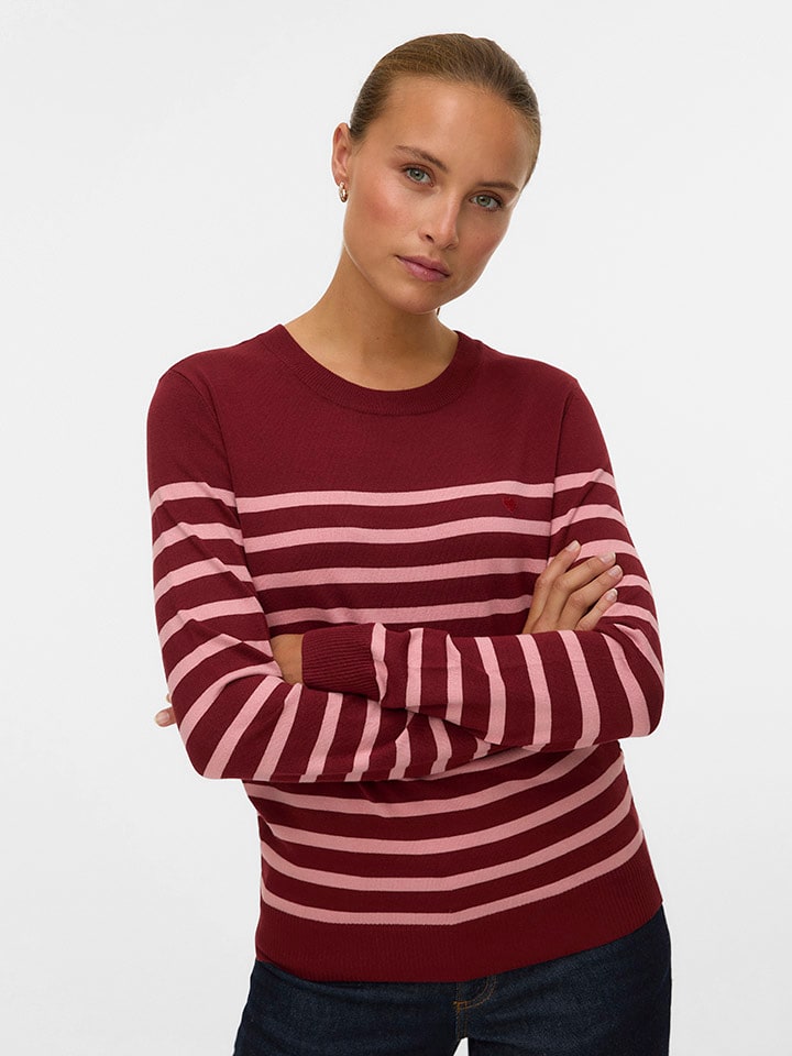 Sveter ONLY Bordeaux/ Rosa 4884159 Pullover in Bordeaux/ Rosa - 3