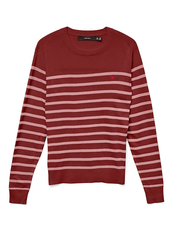 Sveter ONLY Bordeaux/ Rosa 4884159 Pullover in Bordeaux/ Rosa - 5
