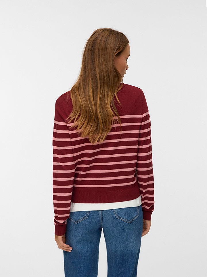 Sveter ONLY Bordeaux/ Rosa 402588 Cardigan in Bordeaux/ Rosa - 2