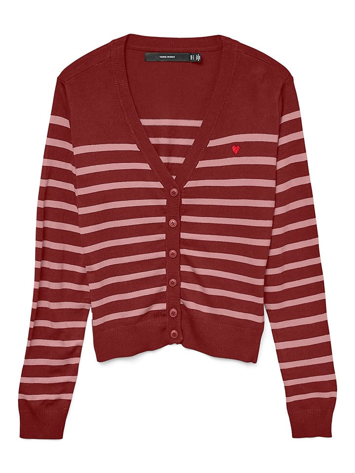 Sveter ONLY Bordeaux/ Rosa 402588 Cardigan in Bordeaux/ Rosa - 5