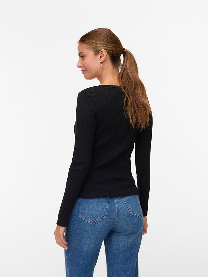 ONLY Schwarz 8699031 Longsleeve in Schwarz - 3